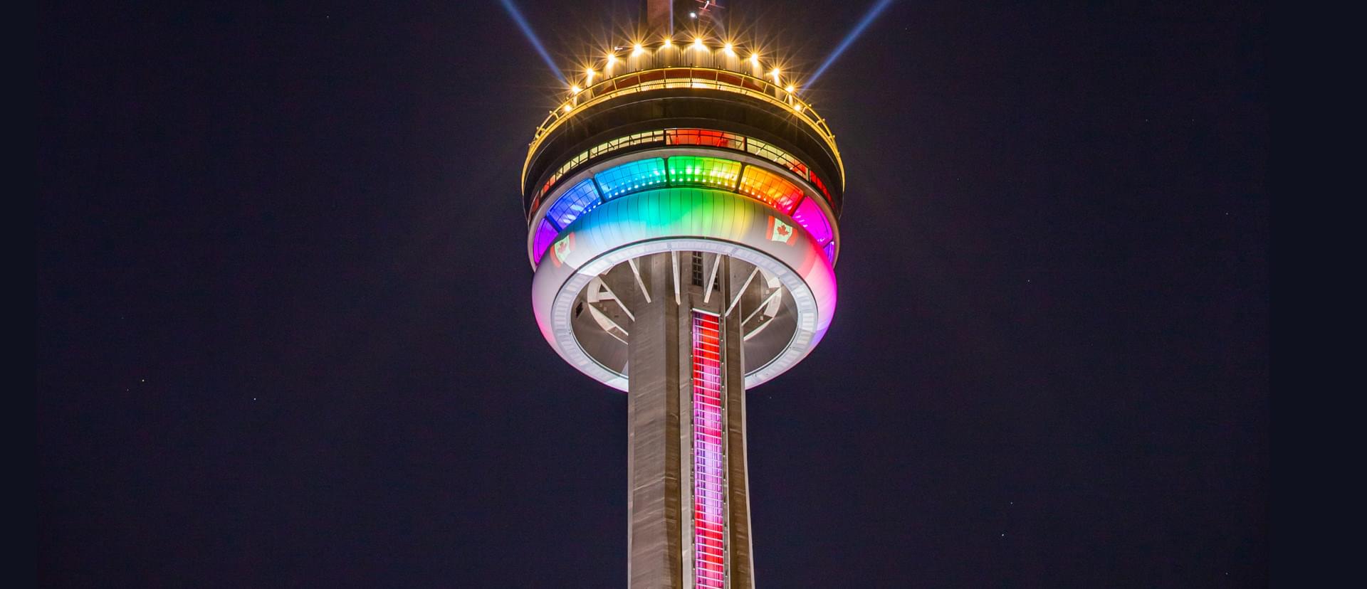 CN Tower Light up at night